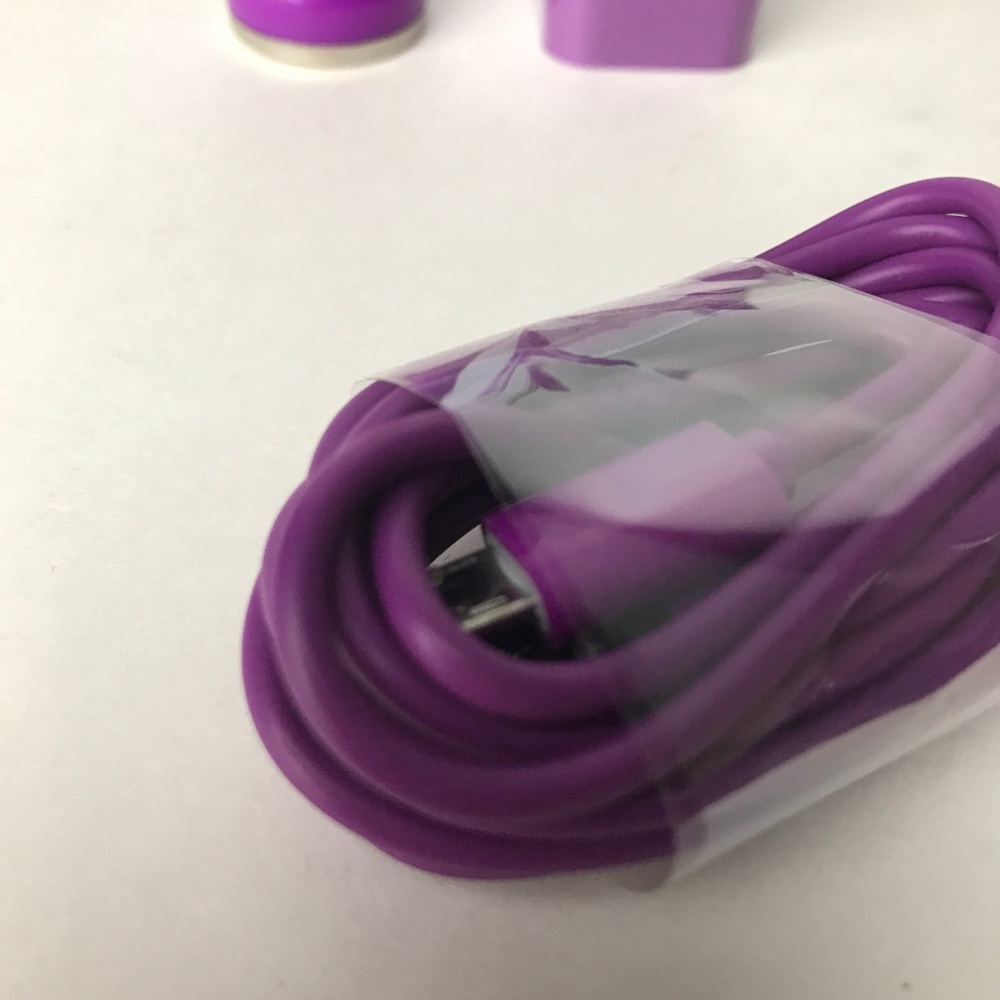 Micro USB Charging Set - Purple - Picture 4 of 4